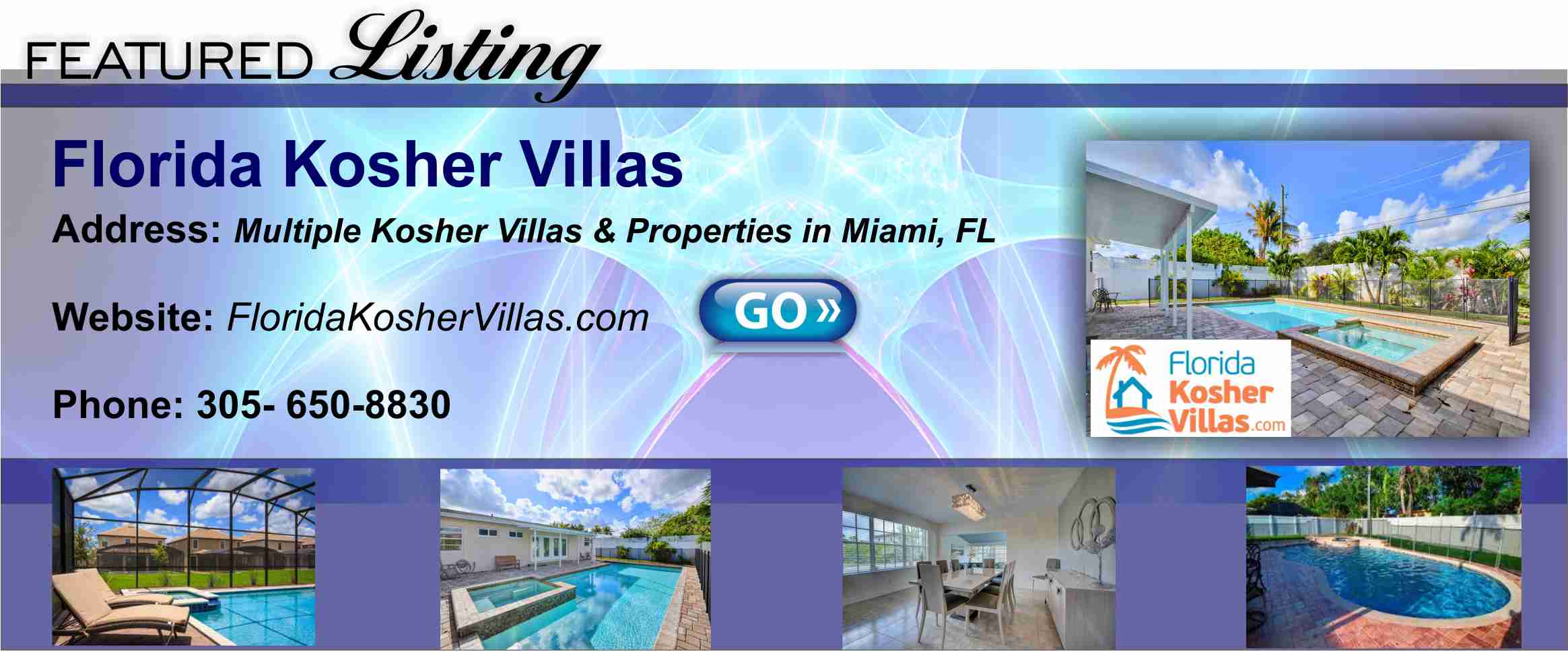 Florida. Got it. Here’s a List of Kosher Hotels, Restaurants, Shuls 