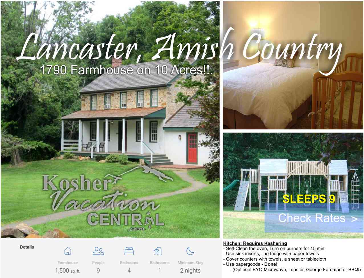 Family Summer Vacation Plans With Kosher Vacation Central Lancaster ...